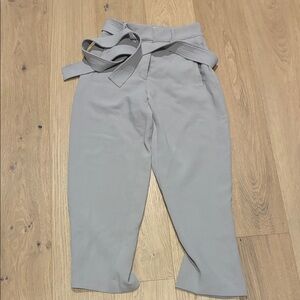 Wilfred Light Gray Cropped Pants